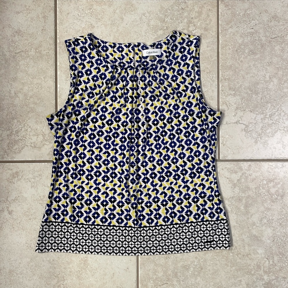 EUC Calvin Klein tank top/shell size petite XL